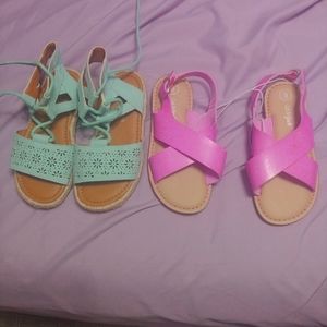 Cat and Jack and Genuine kids sandals